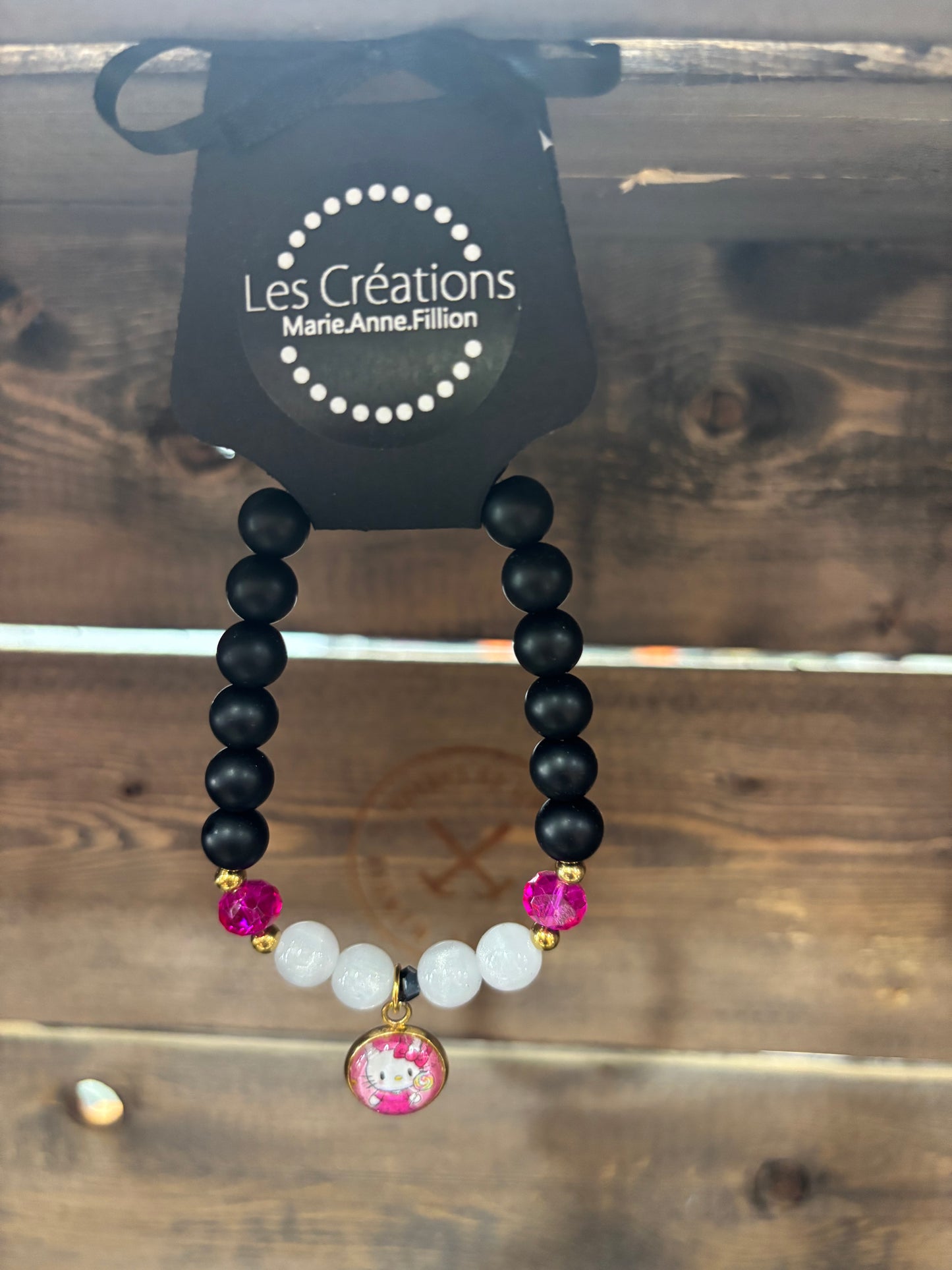 CRÉATION MAF • BRACELET ADULTE • HELLO KITTY • 016