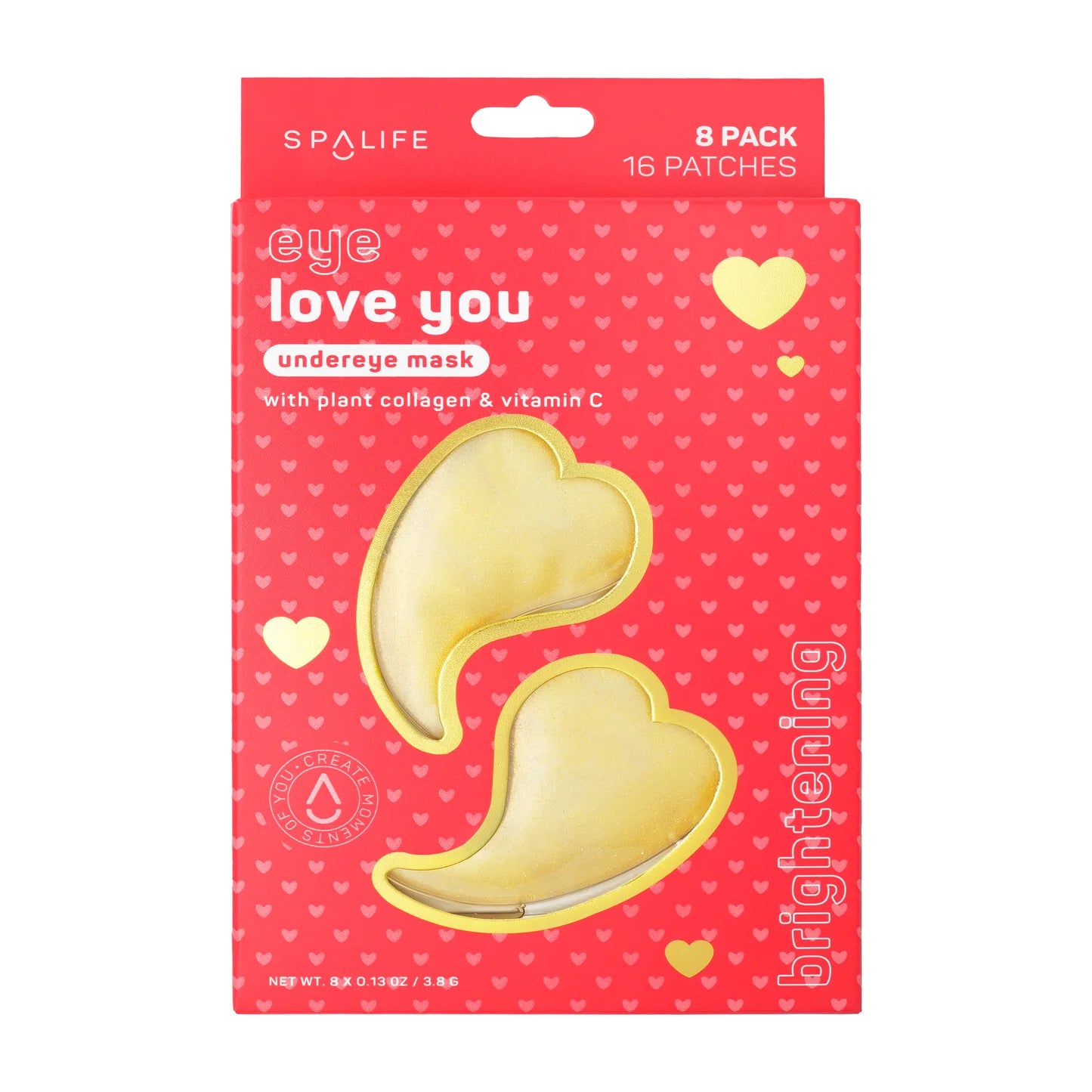 MASQUES POUR YEUX • LOVE YOU • 8 PAIRES • TJX2427