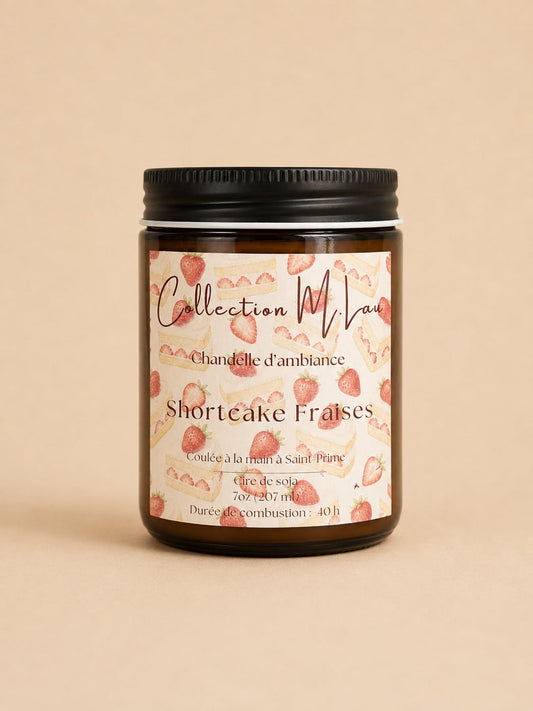 COLLECTION M.Lau - CHANDELLE SHORTCAKE AUX FRAISES