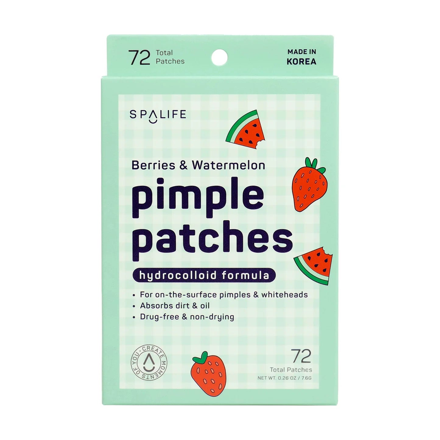 TIMBRES POUR BOUTONS • BERRIES & WATERMELON • 72 UNITÉS • PP37048
