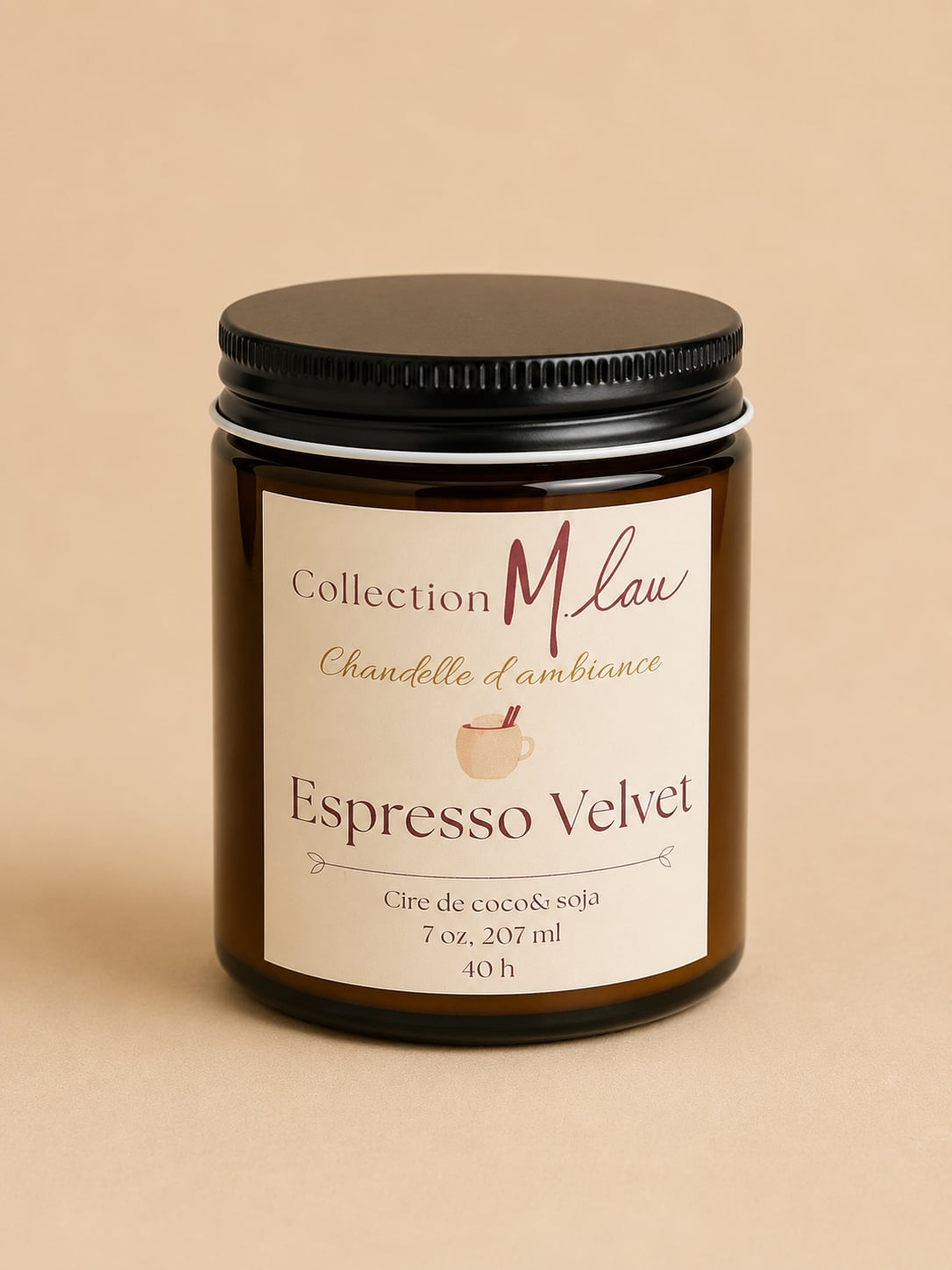 COLLECTION M.Lau • CHANDELLE ESPRESSO VELVET