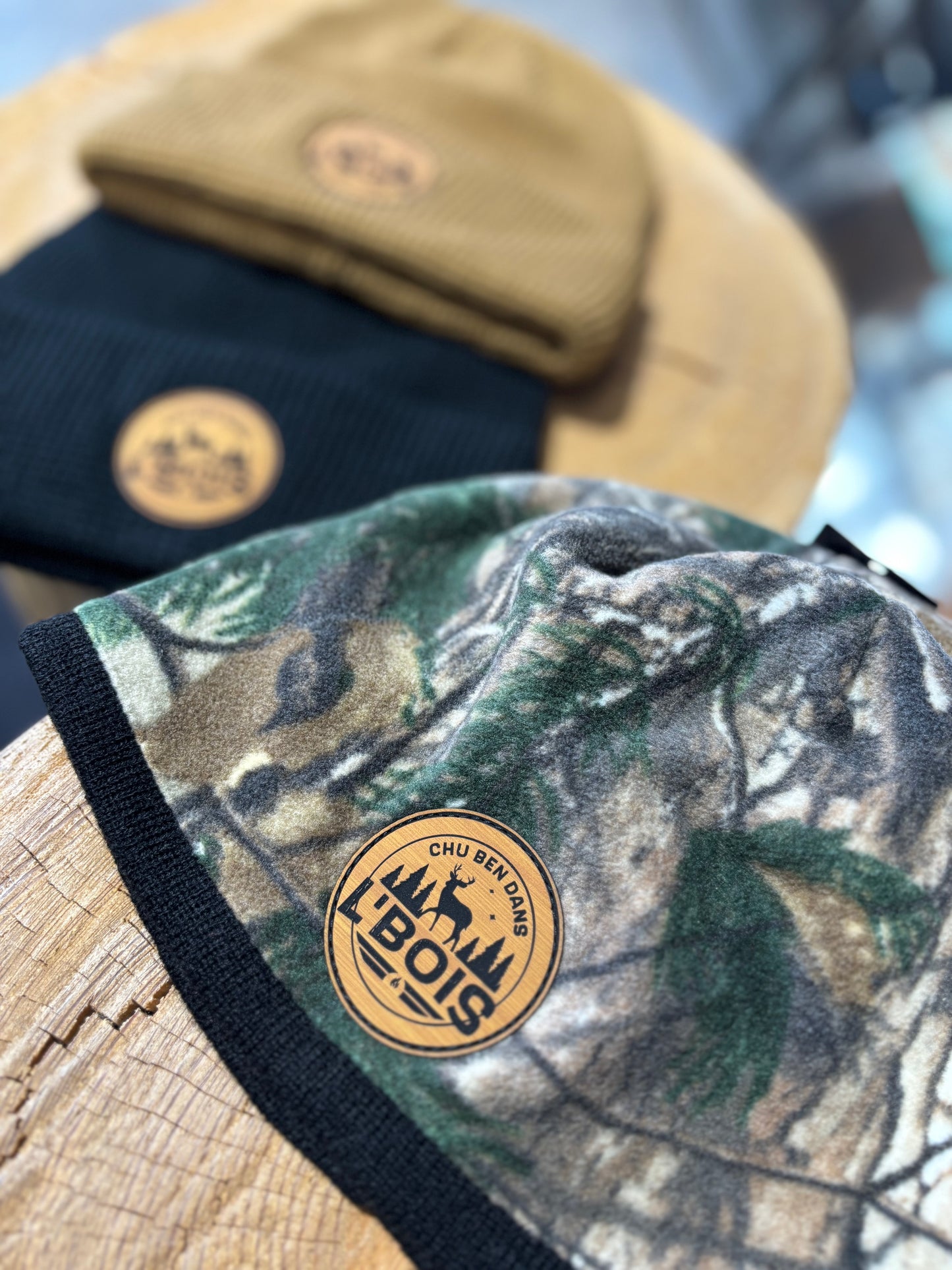 CHU BEN DANS L’BOIS • TUQUE CAMOUFLAGE •