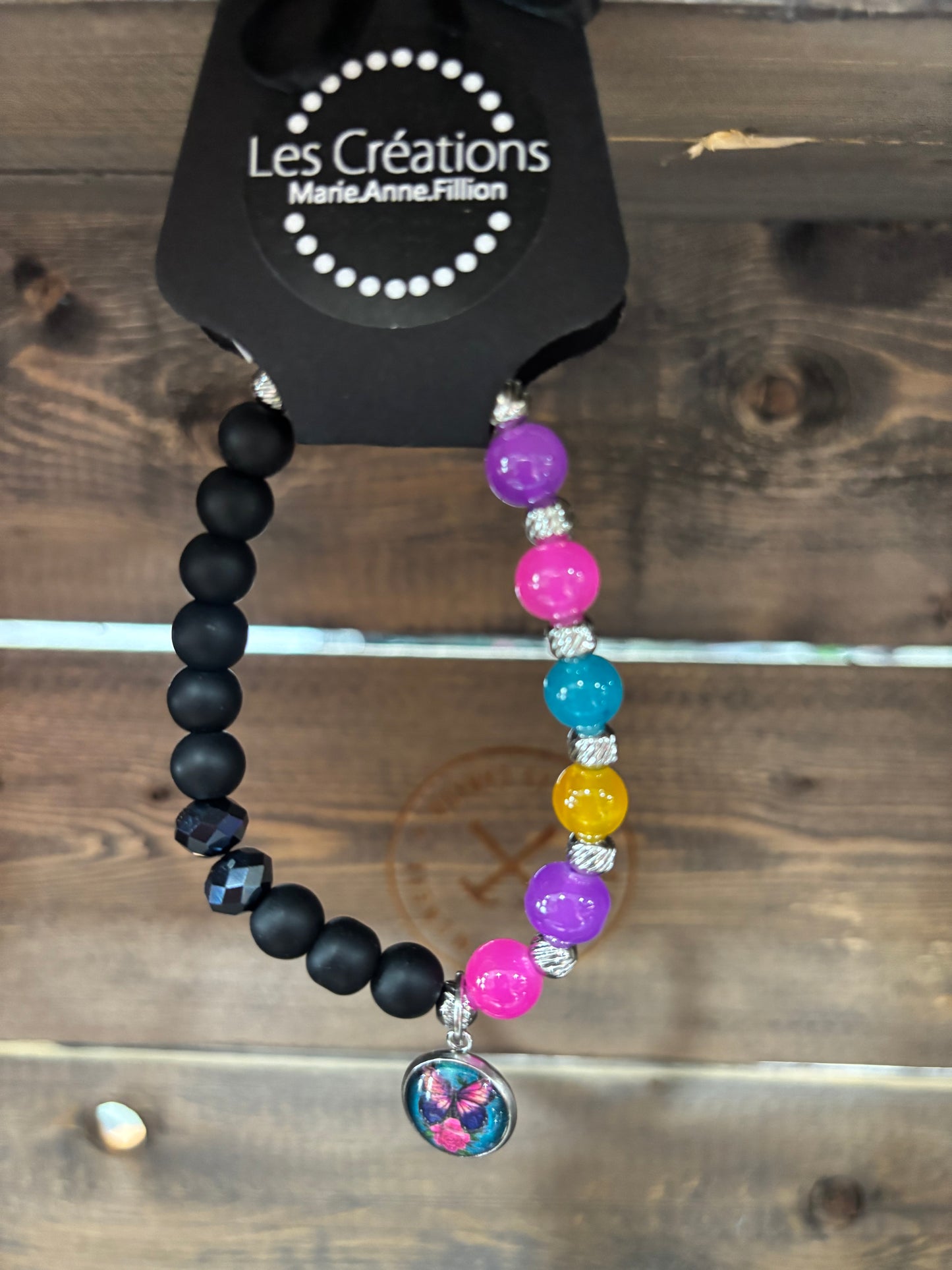 CRÉATION MAF • BRACELET ADULTE • PAPILLON • 020