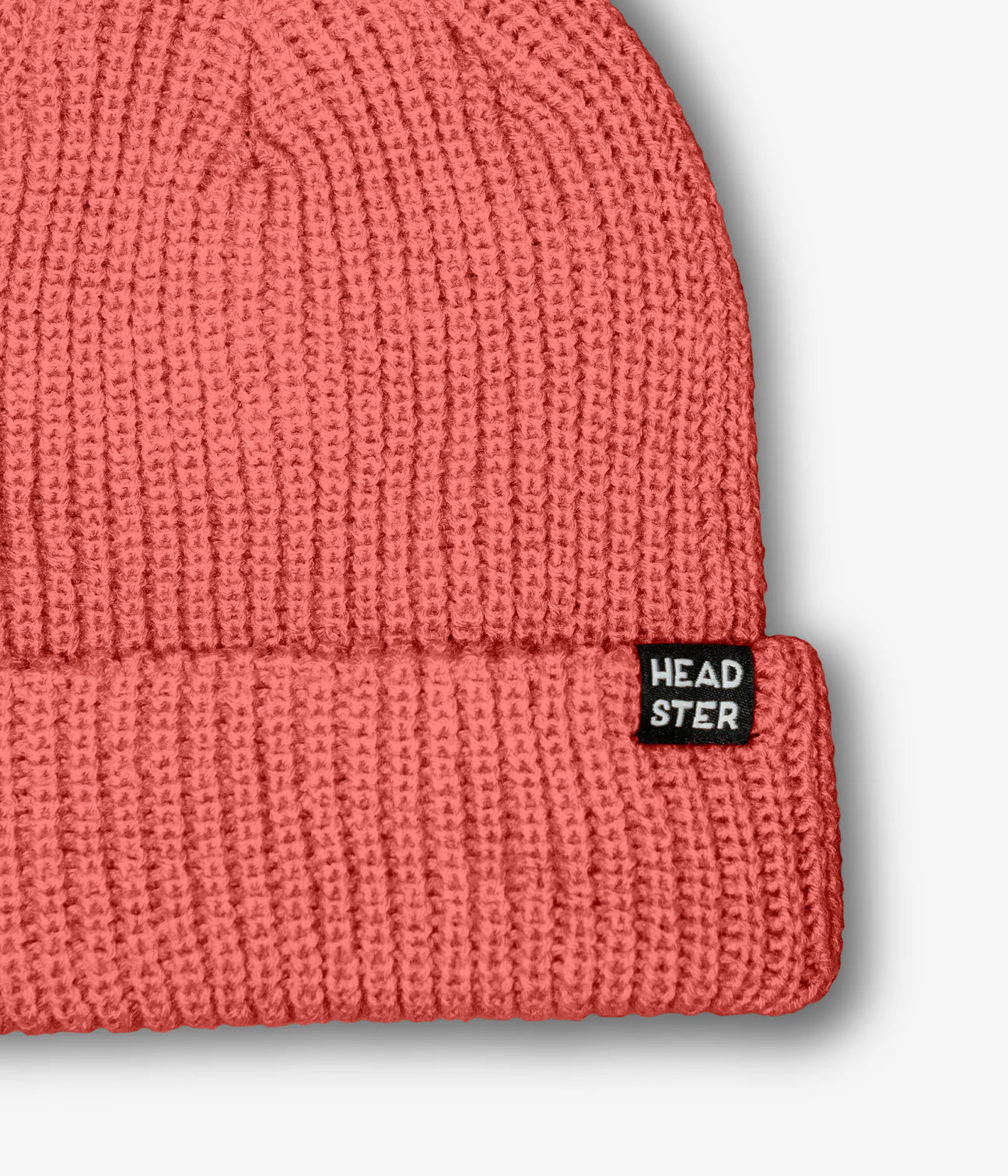 HEADSTER • MINIMAL BEANIE • CORAL LOVE