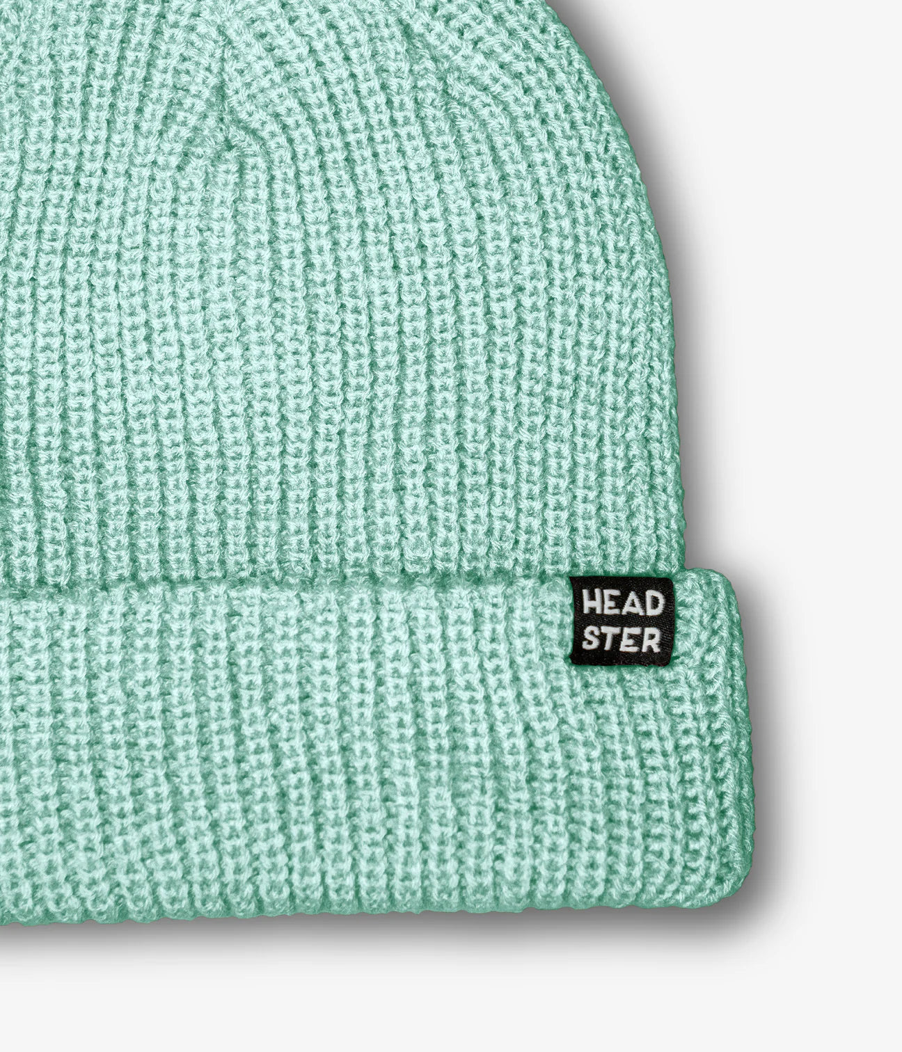 HEADSTER • MINIMAL BEANIE • DUSTY AQUA