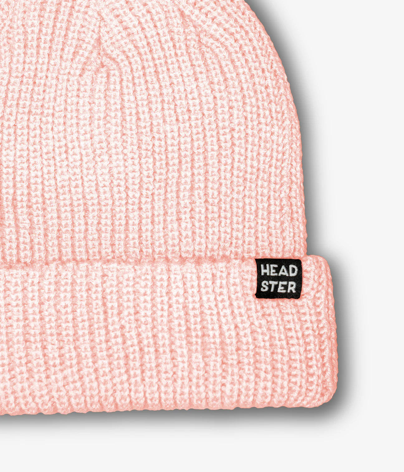 HEADSTER • MINIMAL BEANIE • PINK MARSHMALLOW