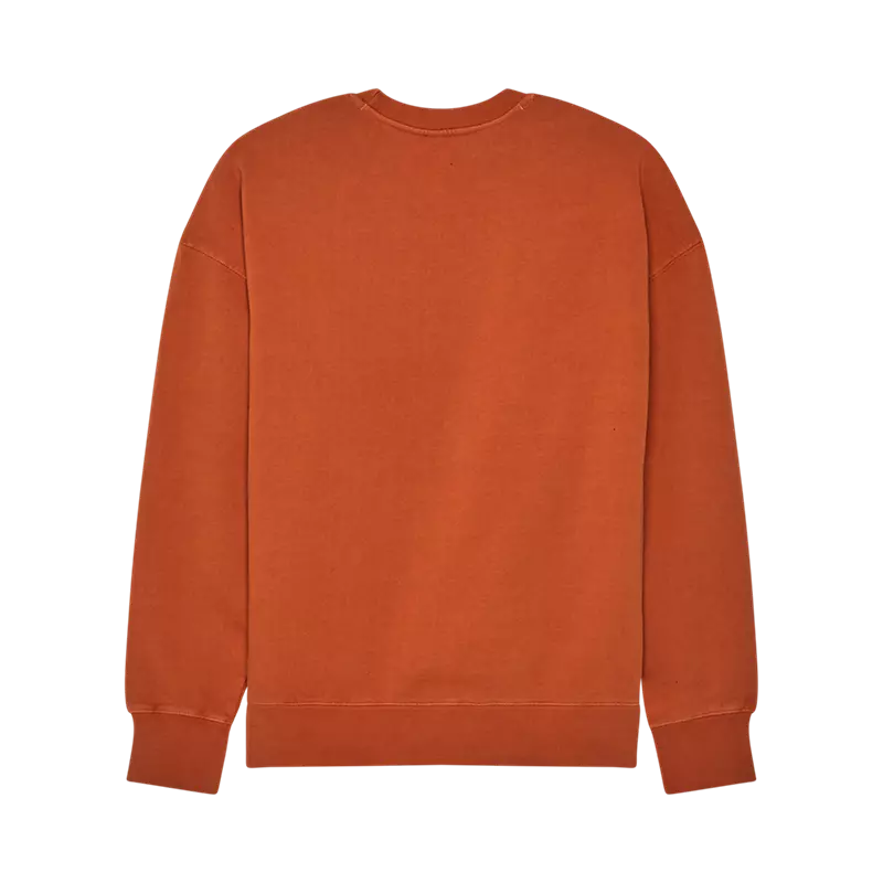 FOX • WORDMARK OVERSIZE FLEECE CREW • ORANGE • 33142-633
