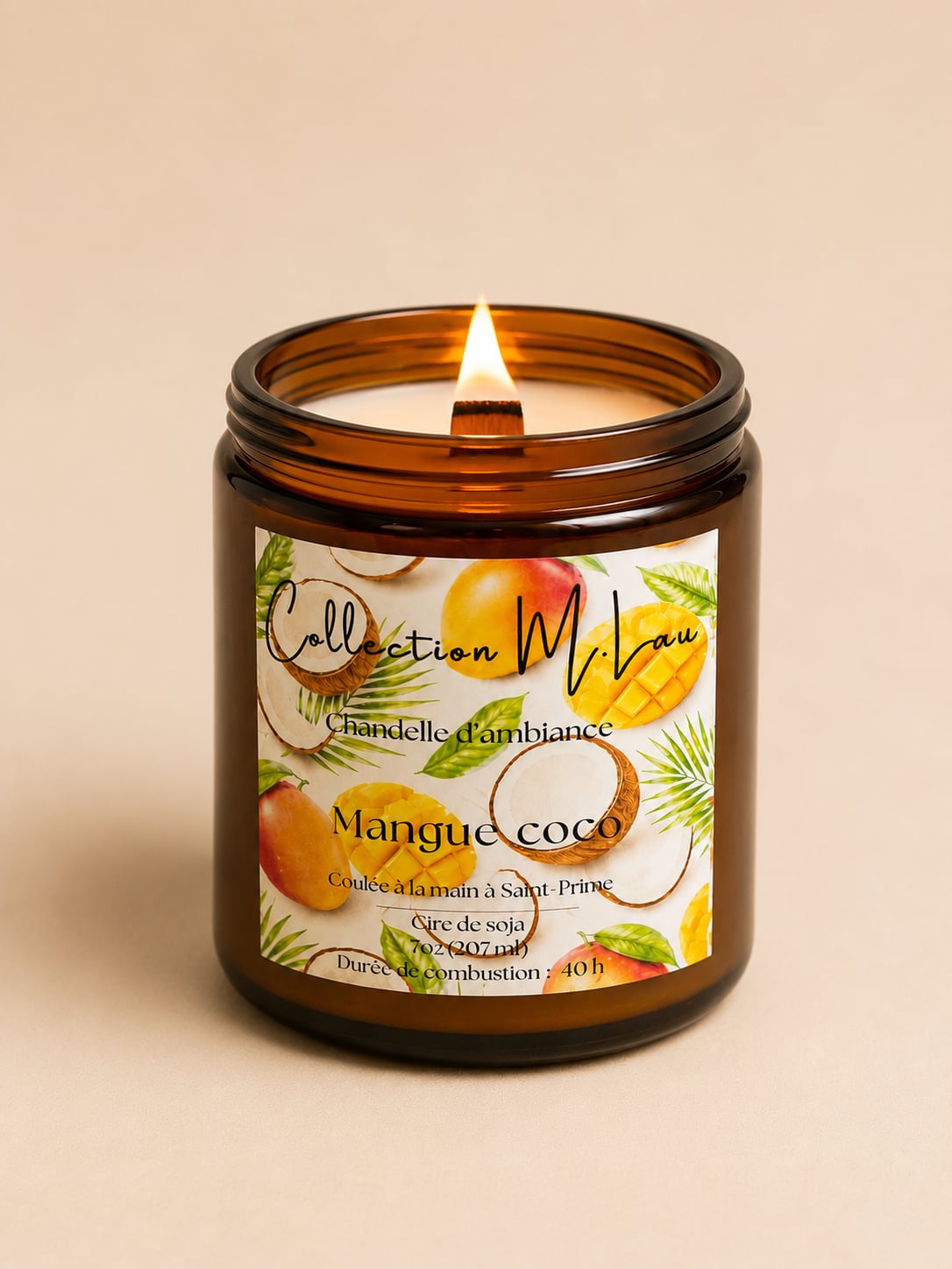 COLLECTION M.Lau • CHANDELLE MANGUE COCO