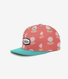 HEADSTER • CASQUETTE SNAPBACK GIRLY PEARL • CORAL LOVE