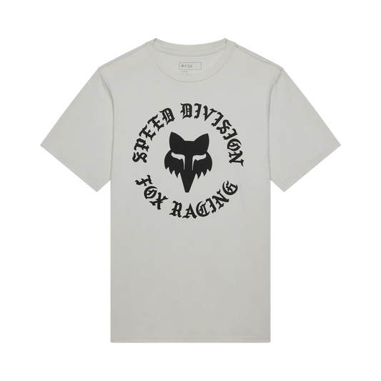 FOX • BADGE 195 ORIGINAL SS TEE • GRIS CLAIR • 38493-097