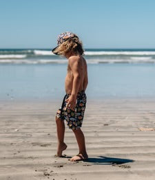 HEADSTER • SHORT DE SURF MONKEY BUSINESS STRETCH - NOIR
