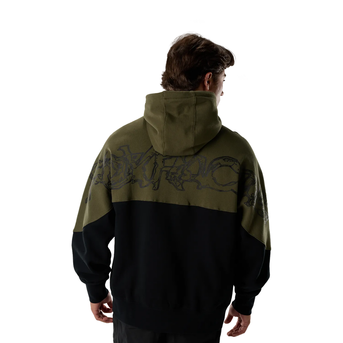 FOX • HOODIE ABYSS FLEECE PO VERT OLIVE • 40390-099