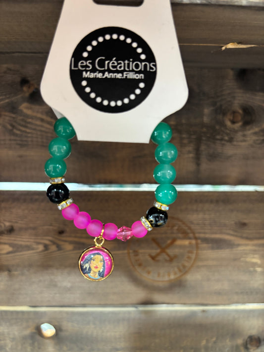 CRÉATION MAF • BRACELET ENFANT • POCHANTAS • 006