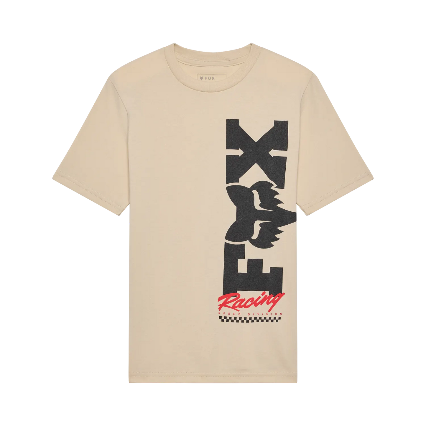 FOX • ENFANT CHECKER SS TEE • CHALK • 38449-088