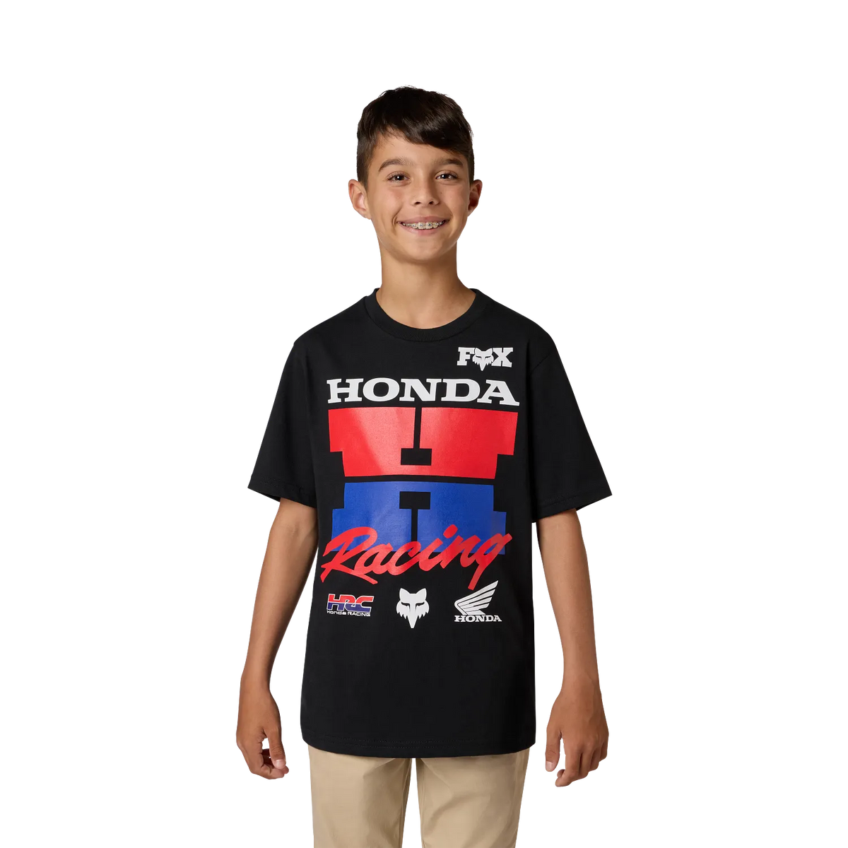 FOX • T-SHIRT ENFANT HONDA SS TEE • NOIR • 38280-D95