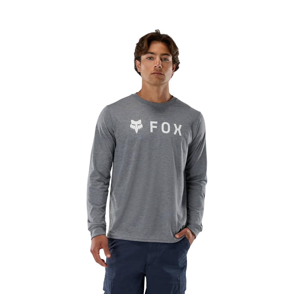 FOX • CHANDAIL ABSOLUTE ORIGINAL DRI-RELEASE MANCHE LONGUE • HEATHER GRAPHITE • 41202-185