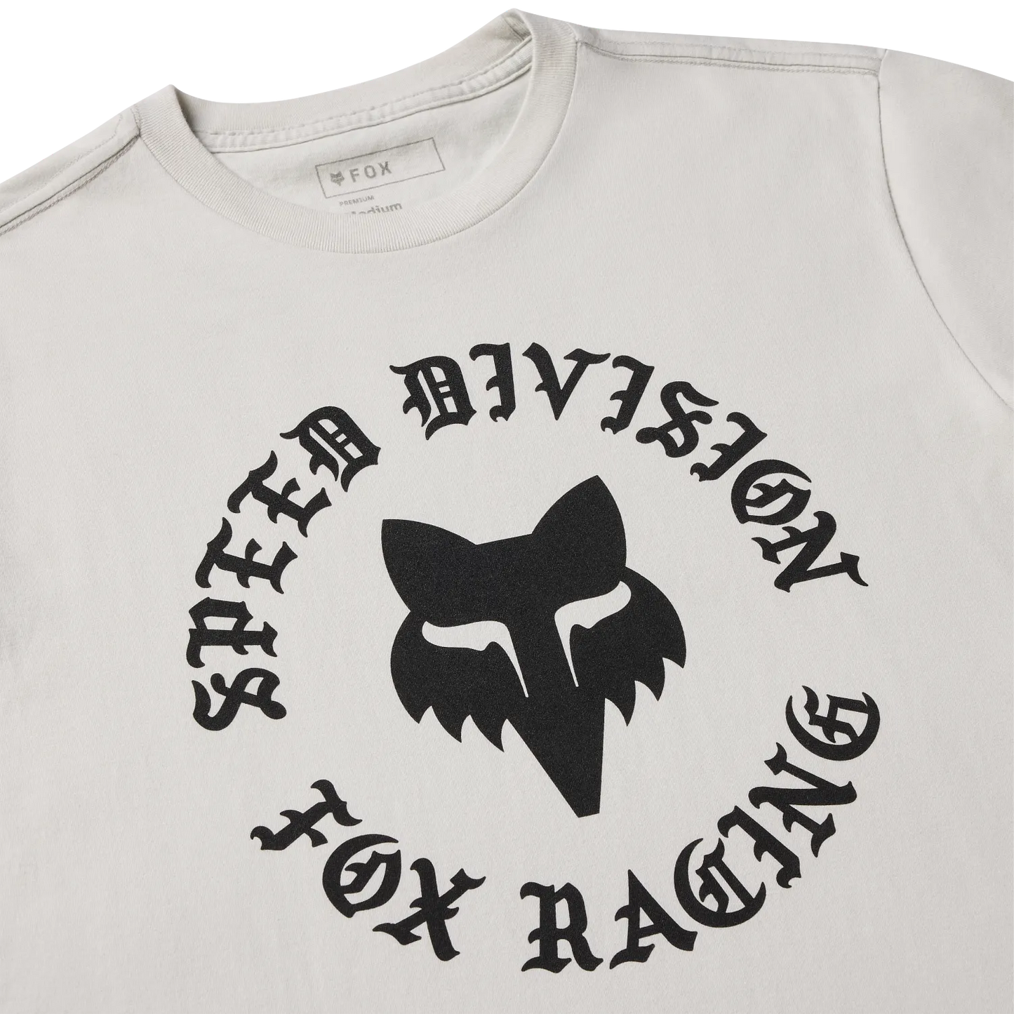 FOX • BADGE 195 ORIGINAL SS TEE • GRIS CLAIR • 38493-097