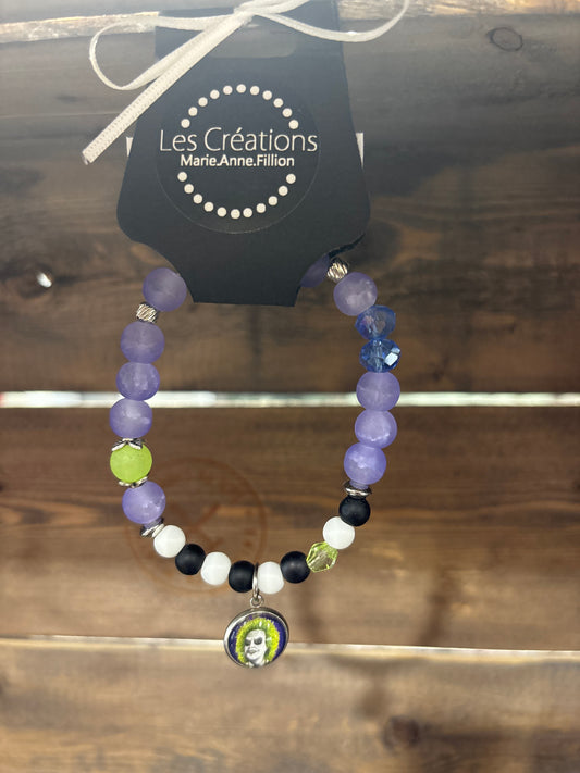 CRÉATION MAF • BRACELET ADULTE • BEETLEJUICE • 021