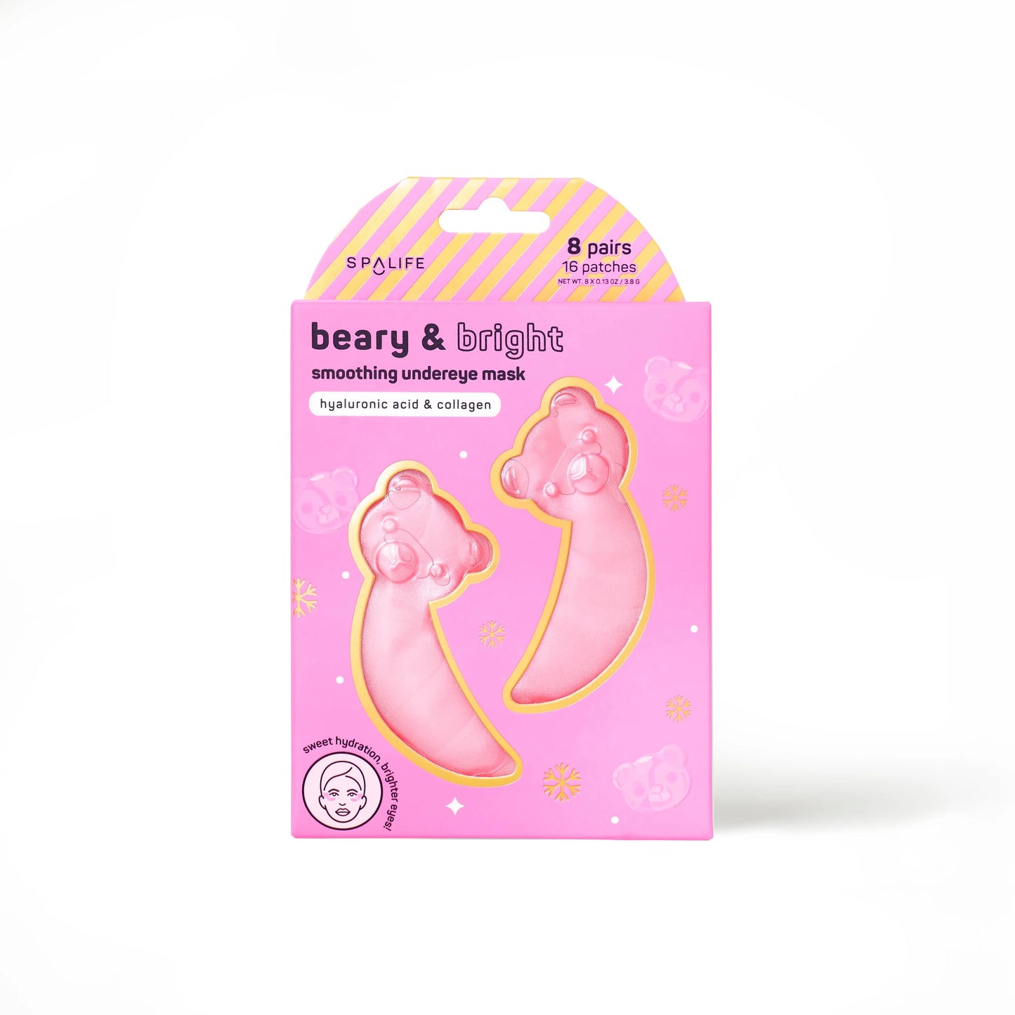 MASQUES POUR YEUX • BEARY & BRIGHT • 8 PAIRES • TJH2528