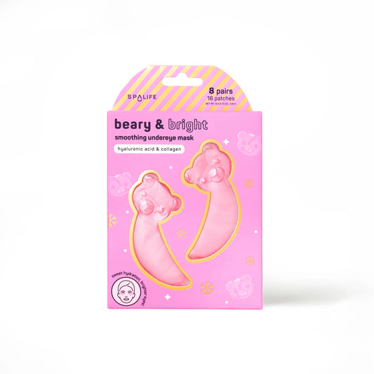 MASQUES POUR YEUX • BEARY & BRIGHT • 8 PAIRES • TJH2528