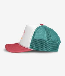 HEADSTER • CASQUETTE TRUCKER GIRLY • PEARL BLANCHE