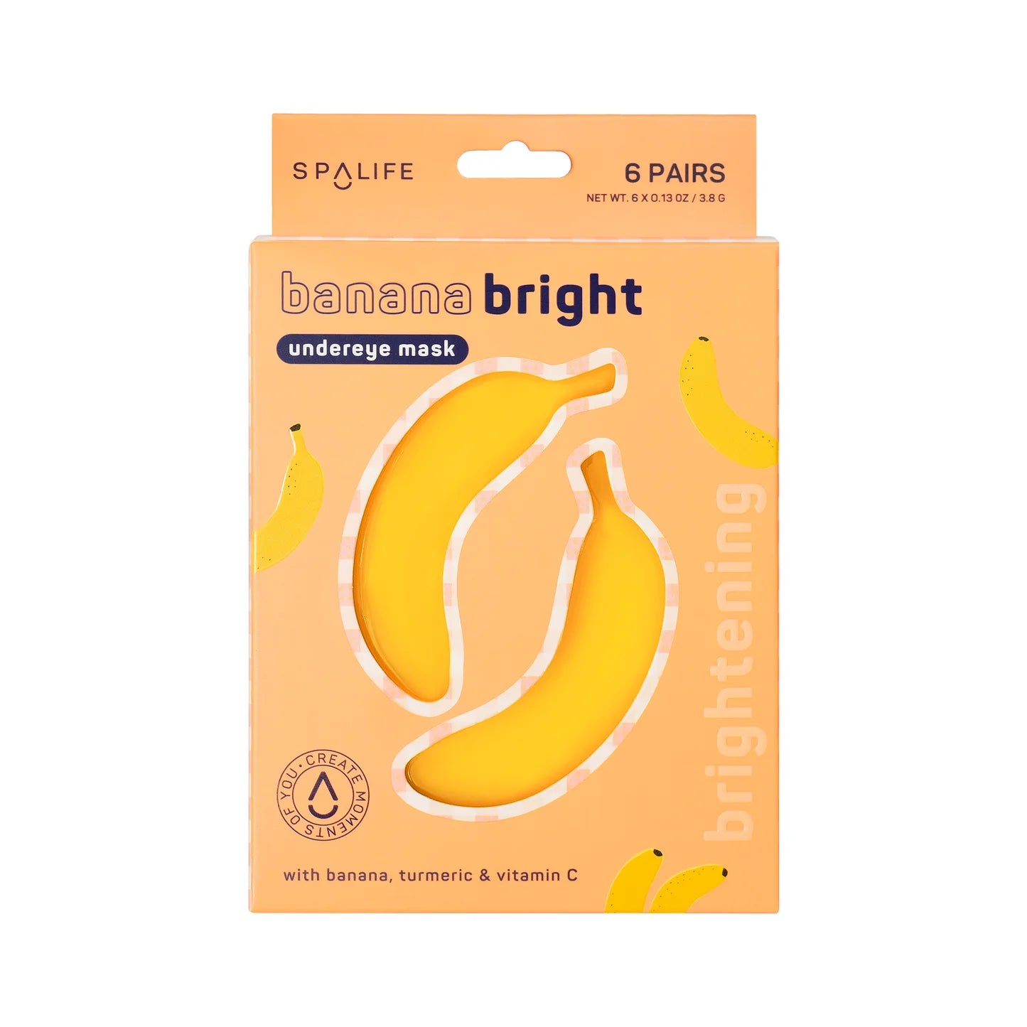 MASQUES POUR YEUX • BANANA BRIGHT • 8 PAIRES • TJXBBU