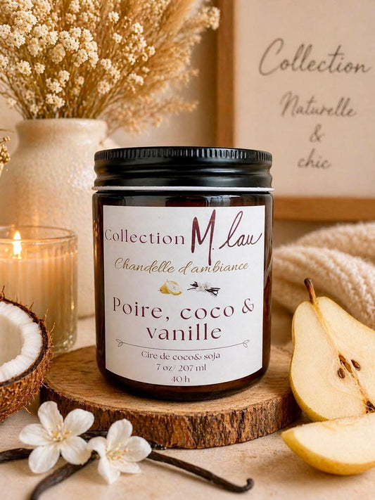 COLLECTION M.LAU • CHANDELLE • POIRE COCO VANILLE •