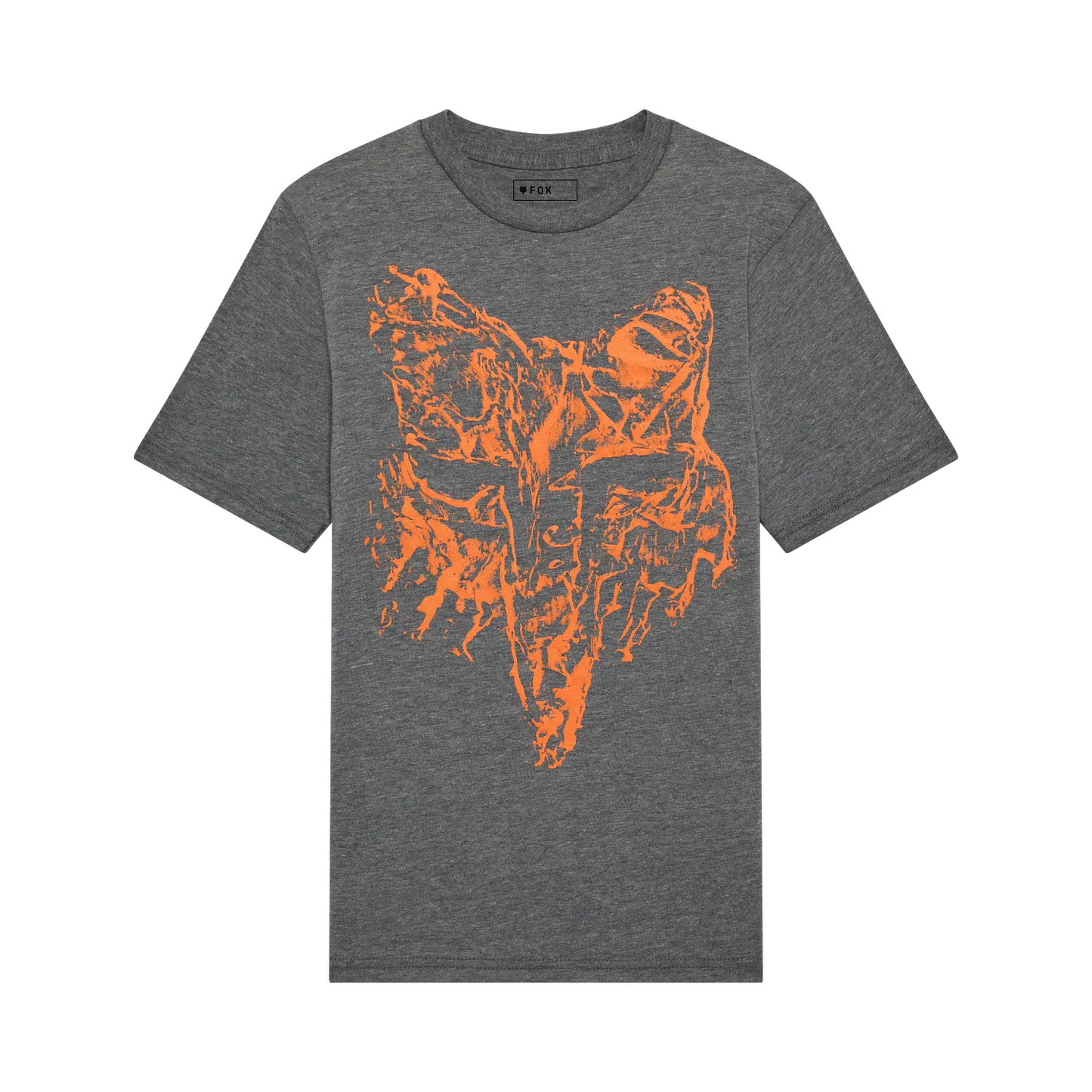 FOX • ENFANT IMAGE PRINT HD SS TEE • GRIS ORANGE • 38452-572