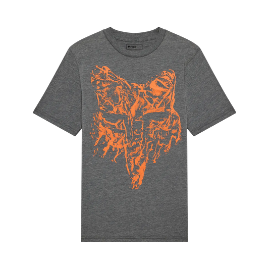 FOX • ENFANT IMAGE PRINT HD SS TEE • GRIS ORANGE • 38452-572