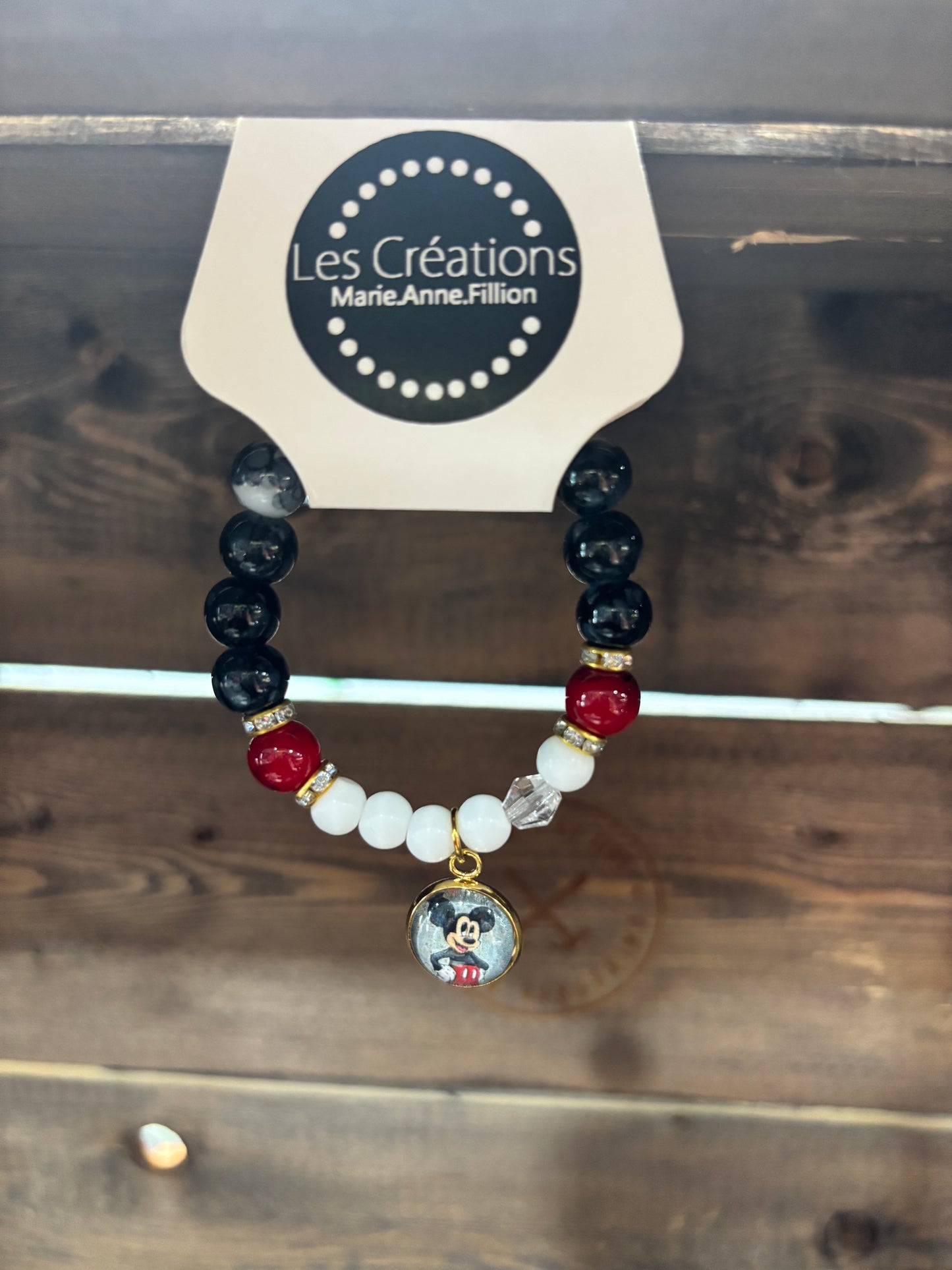 CRÉATION MAF • BRACELET ENFANT • MICKEY • 011