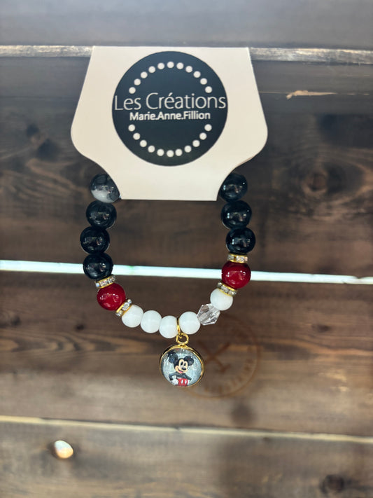 CRÉATION MAF • BRACELET ENFANT • MICKEY • 011