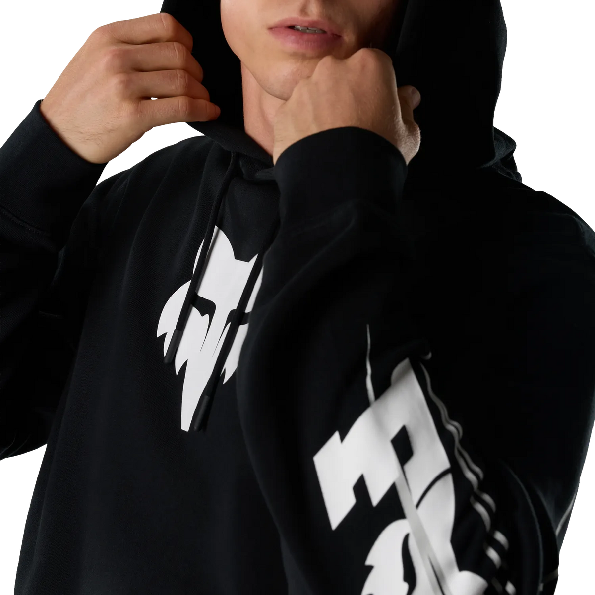 FOX • HOODIE APEX FLEECE PULL-OVER • NOIR • 40389-001