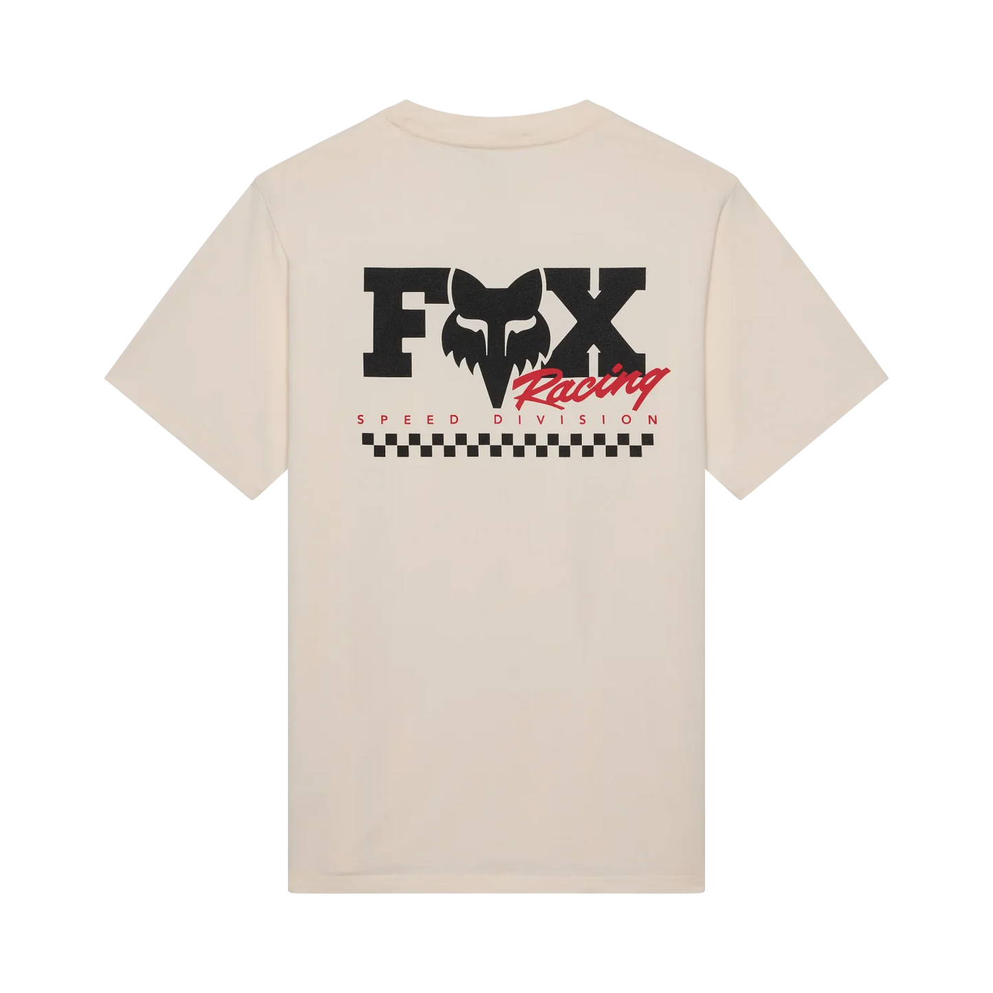 FOX • CHECKER 195 ORIGINAL SS TEE • BLANC CASSÉ • 38496-244