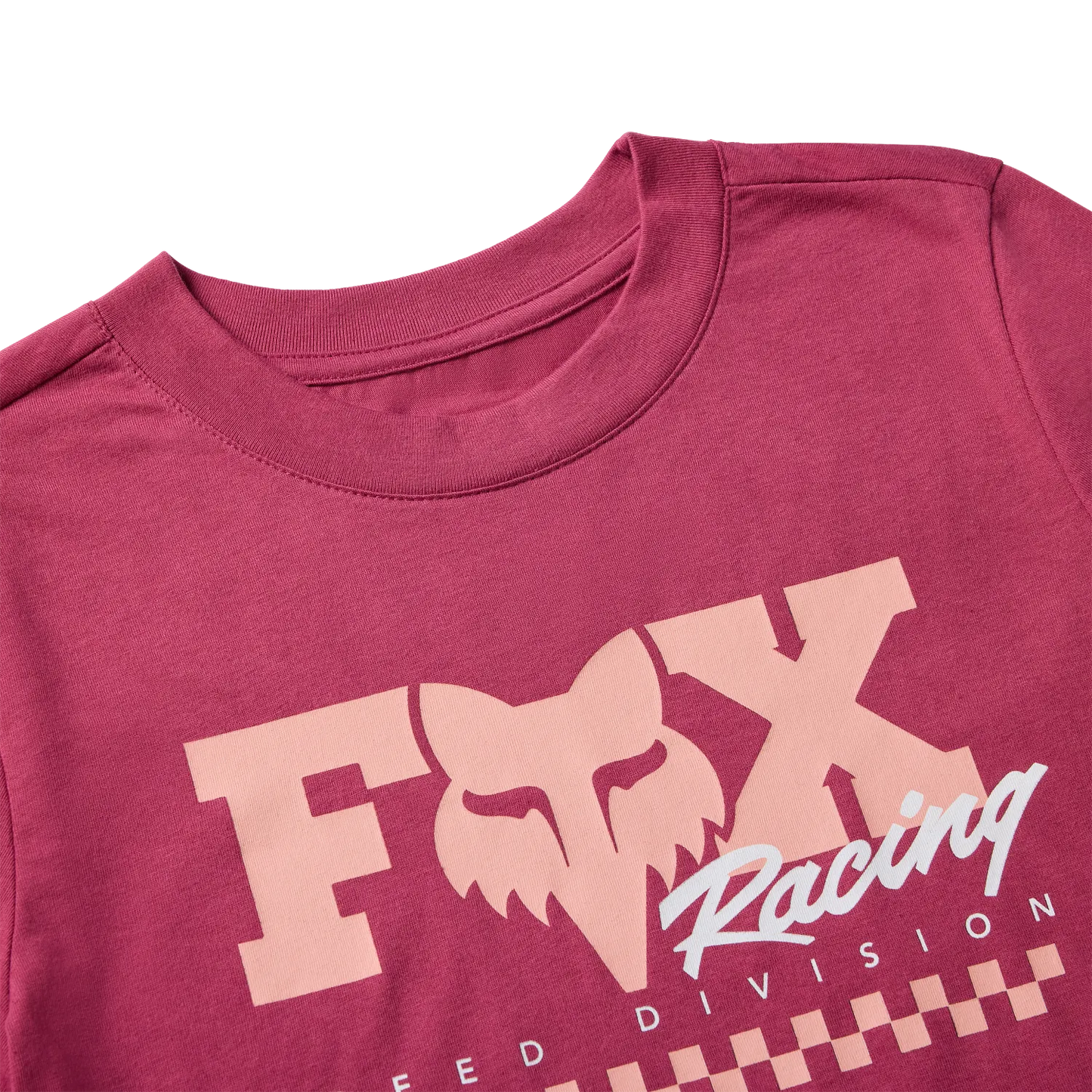 FOX • FEMME CHECKER SS BABY TEE • BAIE • 39409-A02