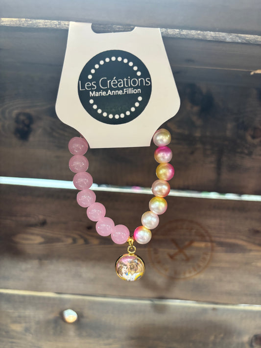CRÉATION MAF • BRACELET ENFANT • BELLE ET BÊTE • 007