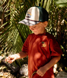 HEADSTER • CASQUETTE TRUCKER ALL TERRAIN FUN • OATMEAL