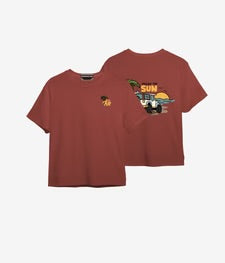 HEADSTER• T-SHIRT ALL TERRAIN FUN - MERLOT