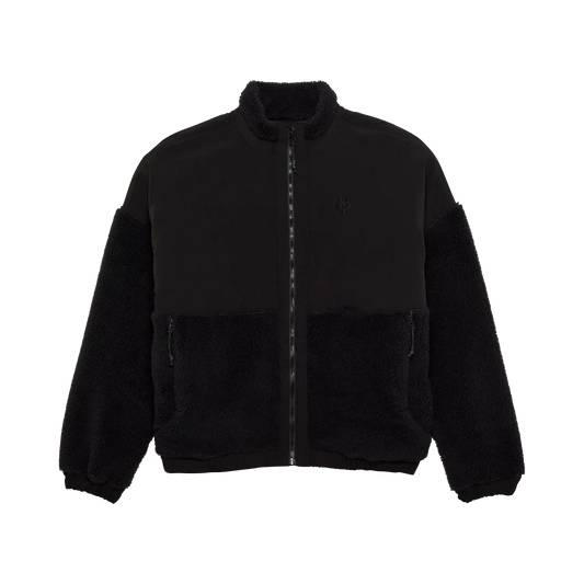FOX • FEMME • SURVIVALIST SHERPA FULL ZIP • NOIR