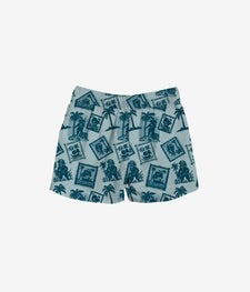 HEADSTER • AHOY, MATEY! SHORT DE SURF EXTENSIBLE • DUSTY AQUA