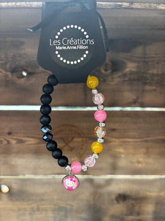 CRÉATION MAF • BRACELET ADULTE • HELLO KITTY • 018