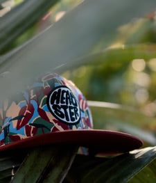 HEADSTER • CASQUETTE SNAPBACK TROPIC RUSH CASQUETTE SNAPBACK MERLOT