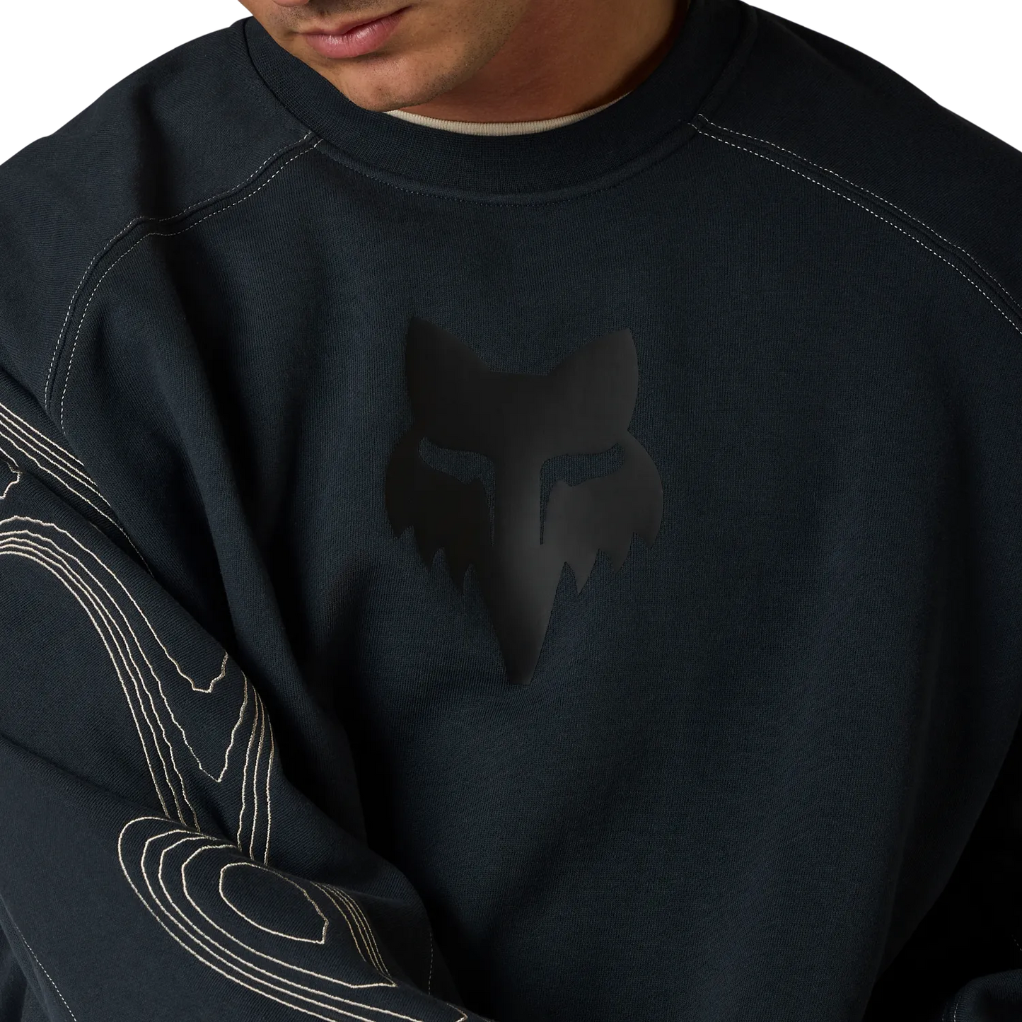 FOX • VISION FLC CREWNECK • GALAXIE BLEU • 38311-D17