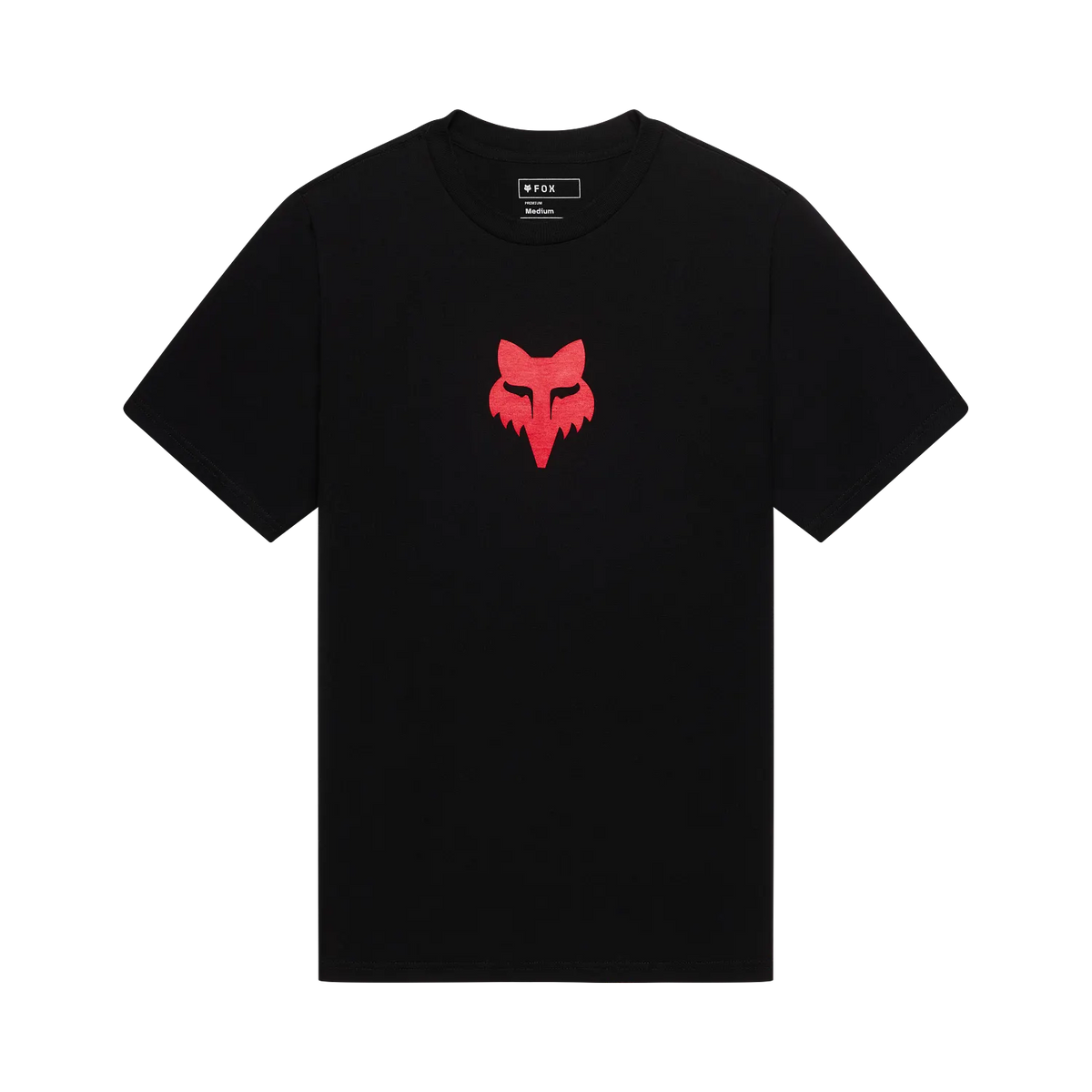 FOX • T-SHIRT HEAD 195 ORIGINAL TEE • NOIR/ROUGE • 39402-017