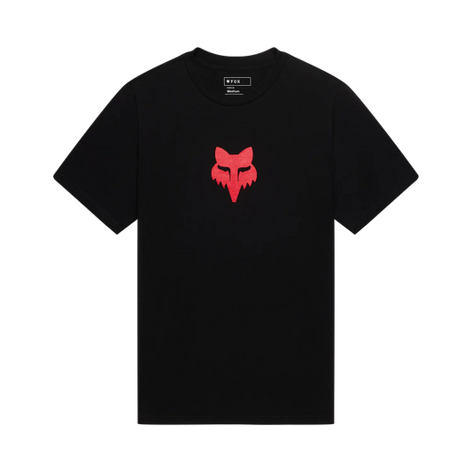 FOX • T-SHIRT HEAD 195 ORIGINAL TEE • NOIR/ROUGE • 39402-017