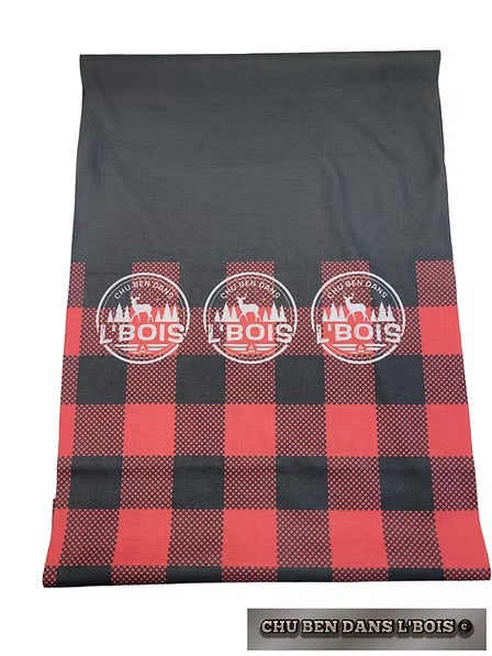 CHU BEN DANS L’BOIS • FOULARD EN TUBE
