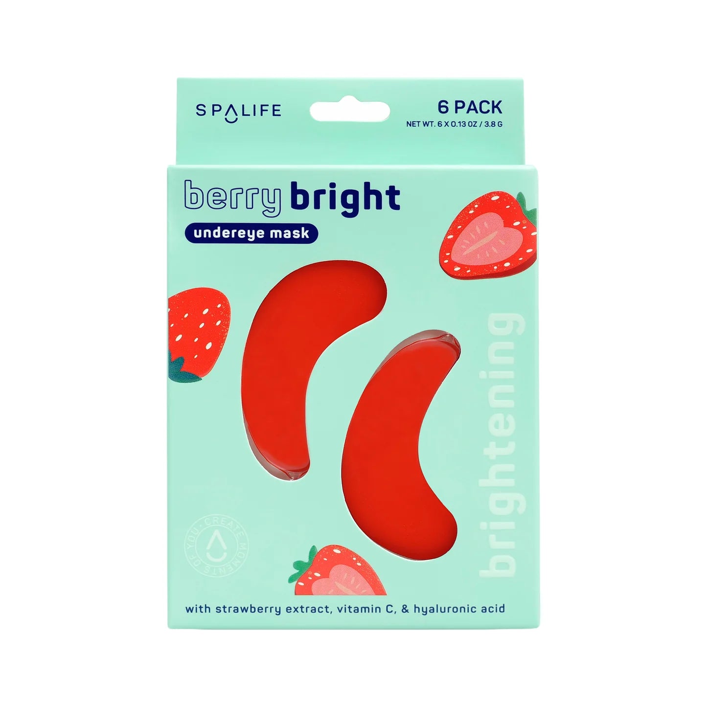 MASQUES POUR LES YEUX • BERRY BRIGHT • 8 PAIRES • UEJ1011