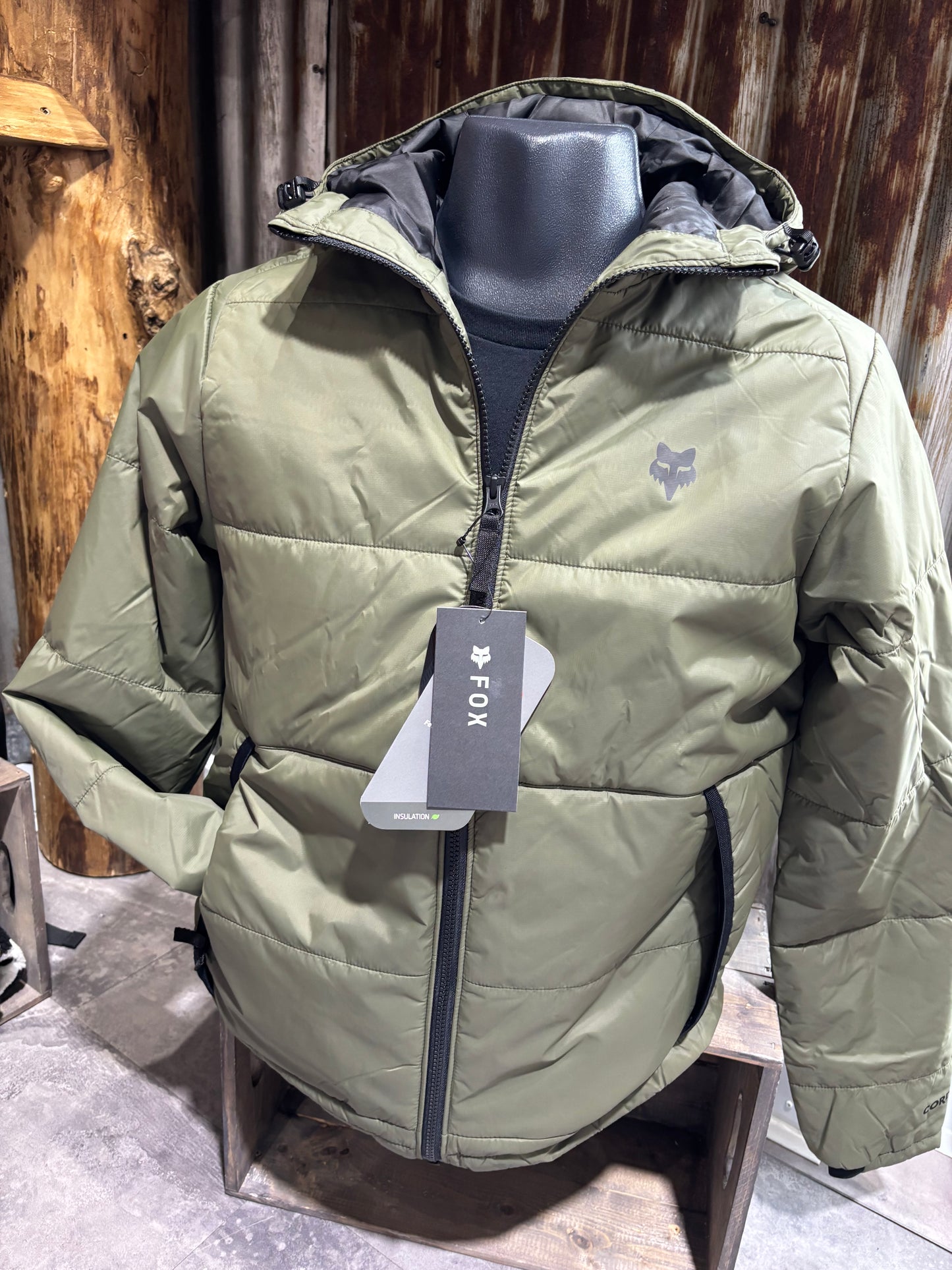 FOX • HOMMES • VESTE RIDGEWAY • VERT OLIVE • 33119-099
