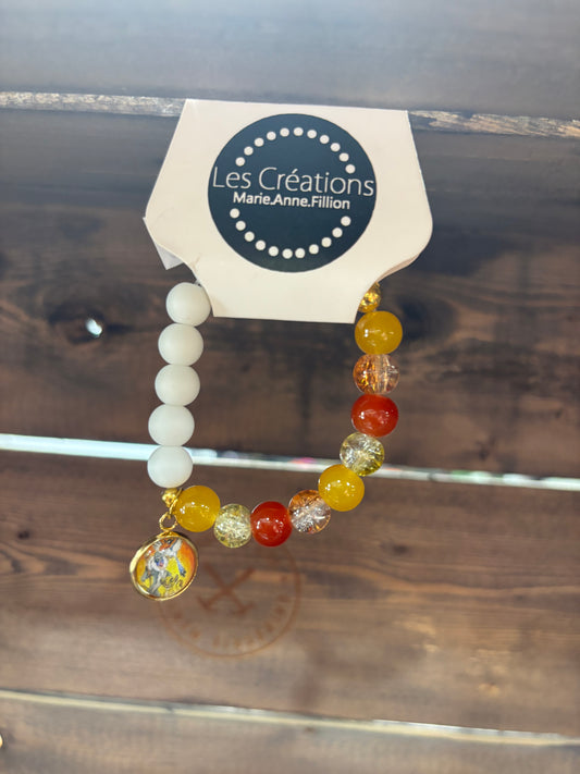 CRÉATION MAF • BRACELET ENFANT • ROI LION • 012