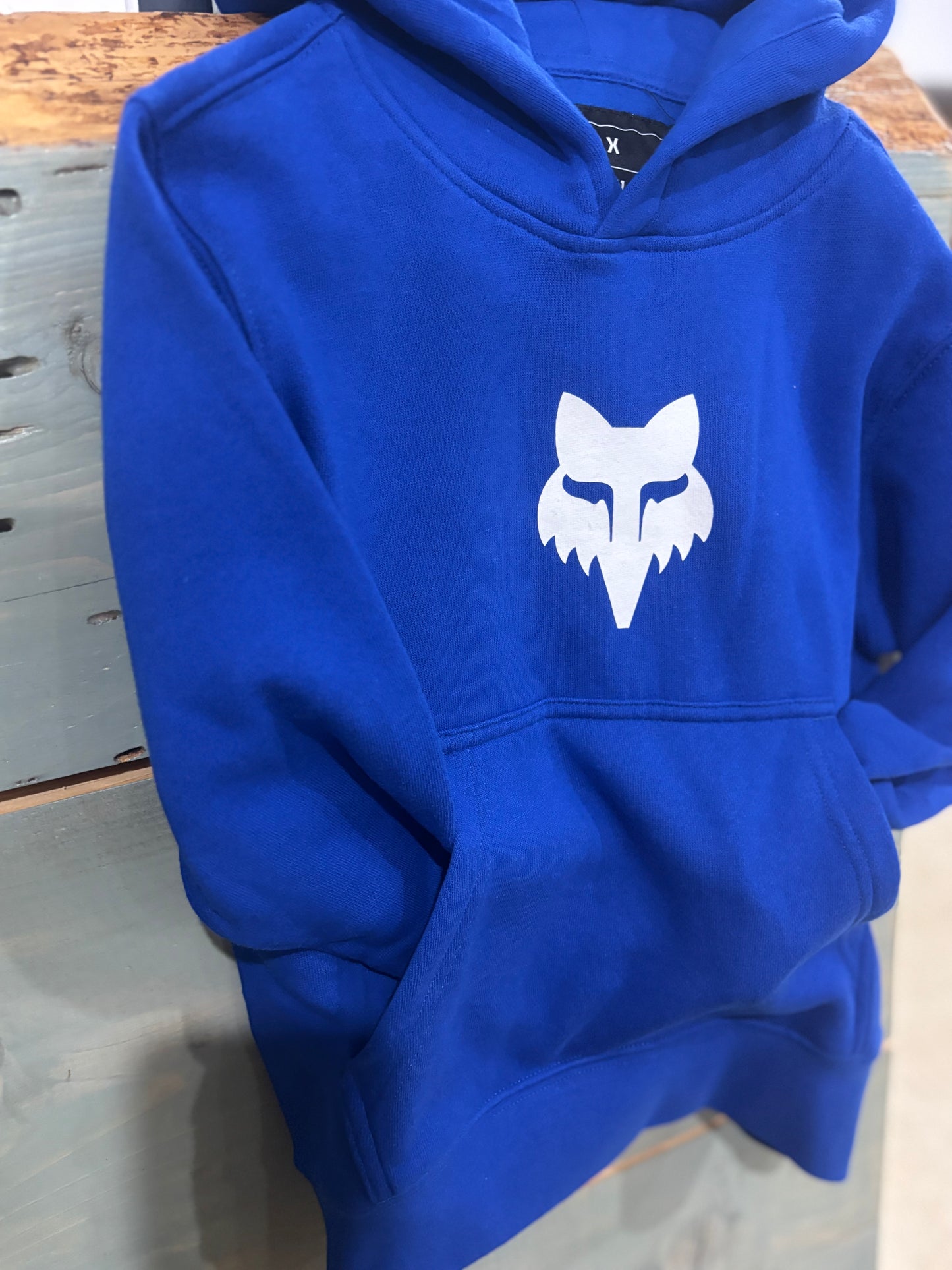 FOX • ENFANT • CHANDAIL À CAPUCHON BLEU