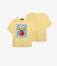 HEADSTER • T-SHIRT SUNNY SEEDS • BANANA